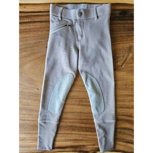 Girls Elation Red Label Riding Pants Size 8 Beige
